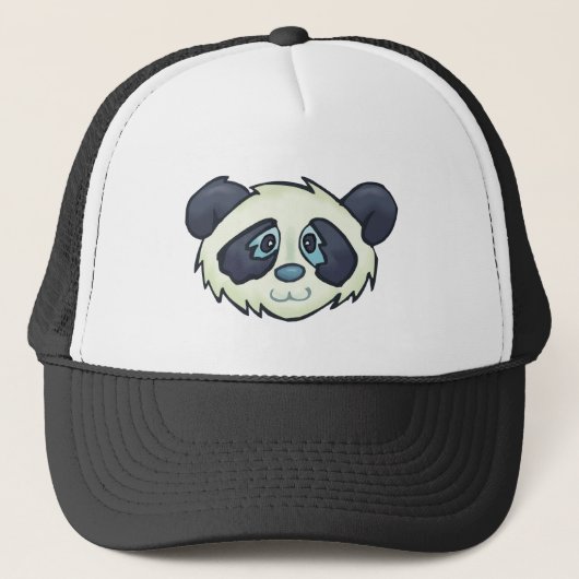 Casquette Panda pelucheux (Devant)