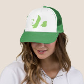 Casquette Panda (vert) (En situation)