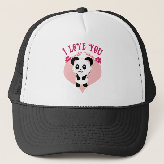 Casquette pandas "ours de panda" "bébé de panda bear" "kawai (Devant)