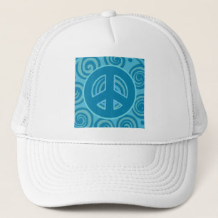 Casquette Panneau de paix bleu