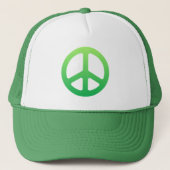Casquette Panneau de paix vert (Devant)