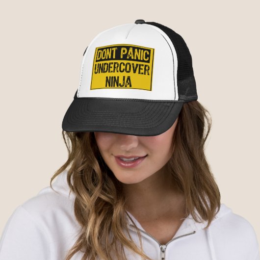Casquette Panneau de Panique - Ninja caché (En situation)