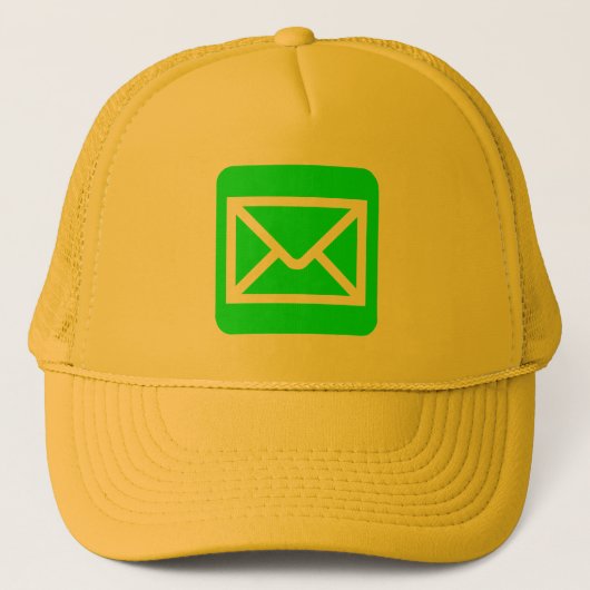 Casquette Panneau Enveloppe - Vert (Devant)