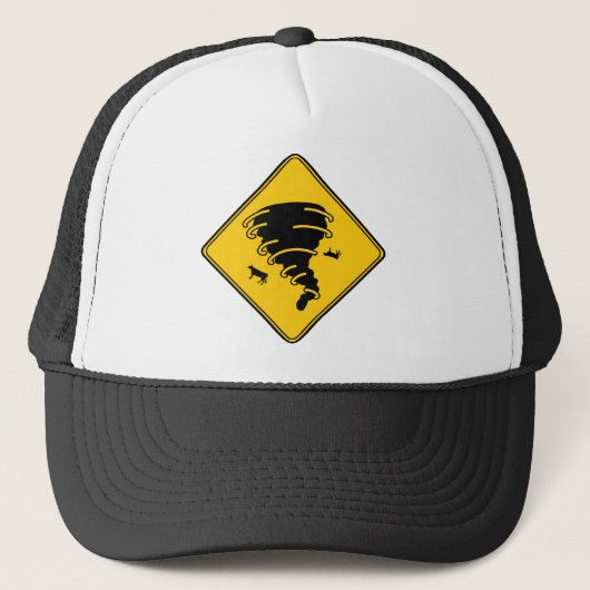 Casquette Panneau routier - Tornado (Devant)