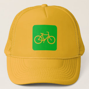 Casquette Panneau vélo - Cyan