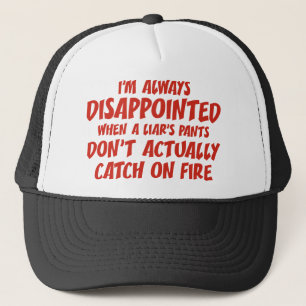 Casquette Pantalons menteurs en feu