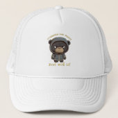 Casquette Panther Têtu Devoir Avec Il Mignonne Adorable Drôl (Devant)