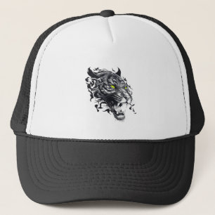 Casquette Panther Wild Animal Nature Illustration Art tatoua