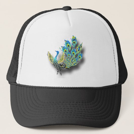 Casquette Paon dansant (Devant)