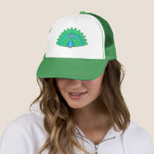Casquette Paon de bande dessinée (En situation)