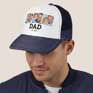 Casquette Papa a établi la photo noire 3