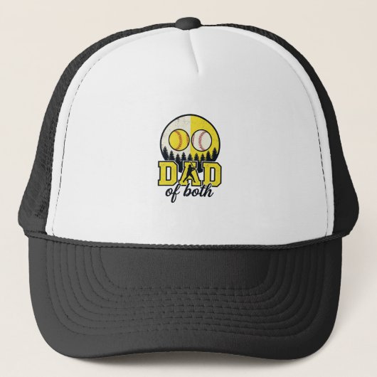 Casquette Papa Baseball Softball des Deux Conception Vectori (Devant)