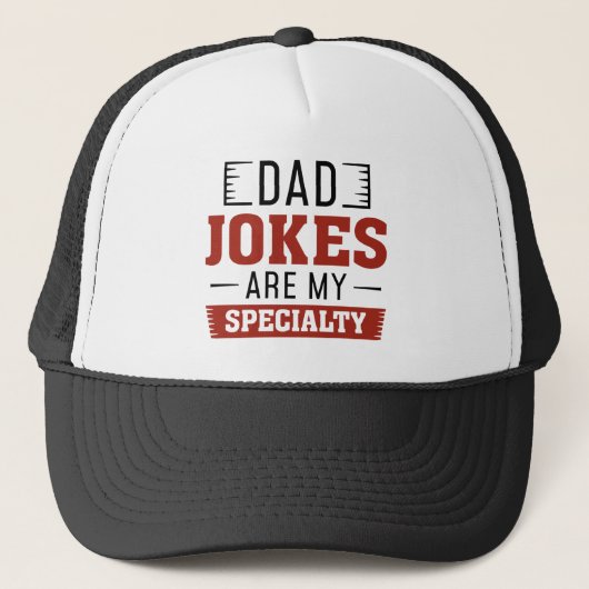Casquette Papa Blagues Sont Ma Spécialité (Devant)