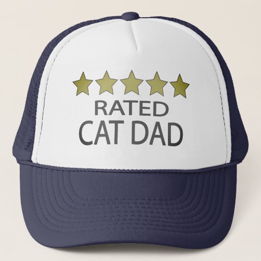 Casquette Papa chat cinq étoiles (Devant)