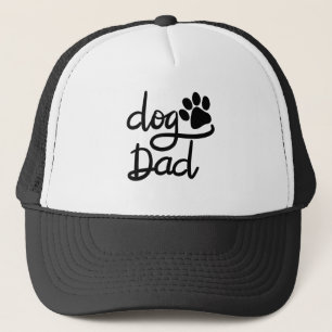 Casquette Papa Chien Empreinte de Patte de Chien Drôle