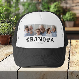 Casquette Papá Création Typographie Noir 3-Photo