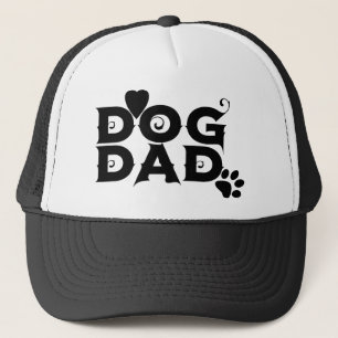 Casquette Papa de chien logo groovy cœur patte de chiot Fête