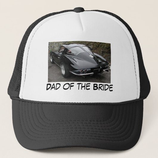 Casquette Papa de la Corvette de mariée (Devant)