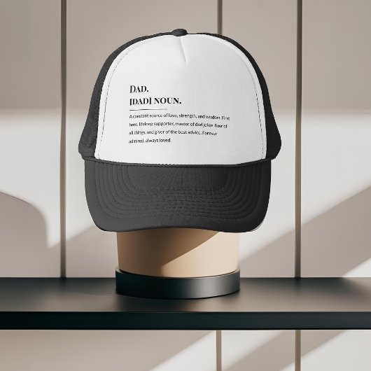 Casquette Papa Définition - Fête des pères 🧢 classique 💙