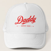 Casquette Papa depuis quand - Personnaliser le design (Devant)