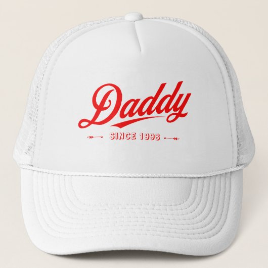 Casquette Papa depuis quand - Personnaliser le design (Devant)