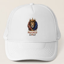 Papa Lion Drapeau Américain 