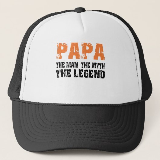 Casquette Papa (orange) (Devant)