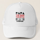 Casquette Papa the man the myth the legend<br><div class="desc">Are you looking for a nice T Shirt? Get one of these unique T Shirt for yourself or as a special gift for family and friends.</div>