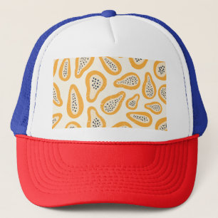 Casquette Papaya Tropicale : Grunge, Main Dessinée.
