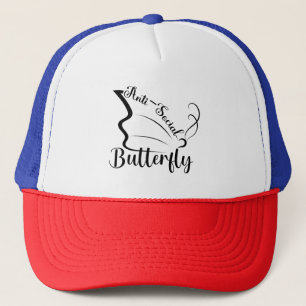 Casquette Papillon anti-social