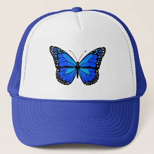 Casquette Papillon bleu (Devant)
