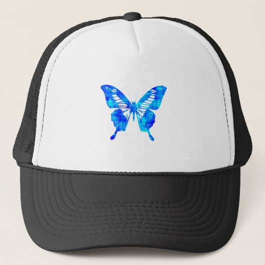 Casquette Papillon Bleu (Devant)