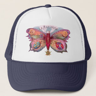 Casquette Papillon Cigar Peinture Antique
