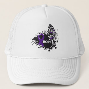 Casquette Papillon de lupus d'espoir