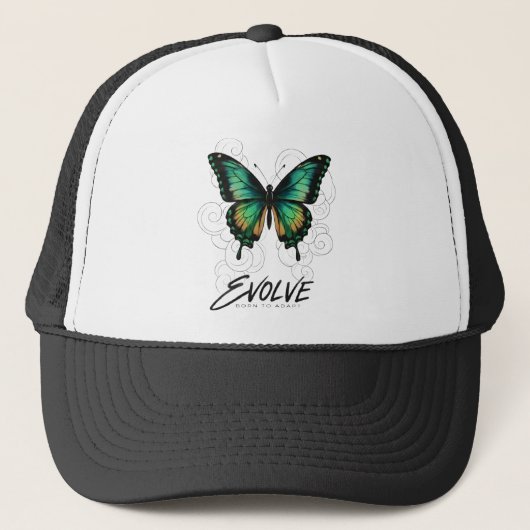 Casquette Papillon Éthéré "ÉVOLUER (Devant)