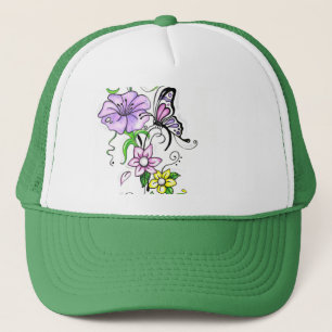 Casquette Papillon floral