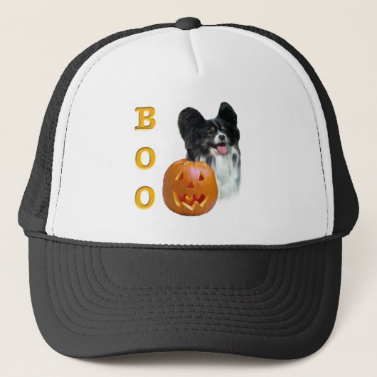 Casquette Papillon Halloween BOO (Devant)