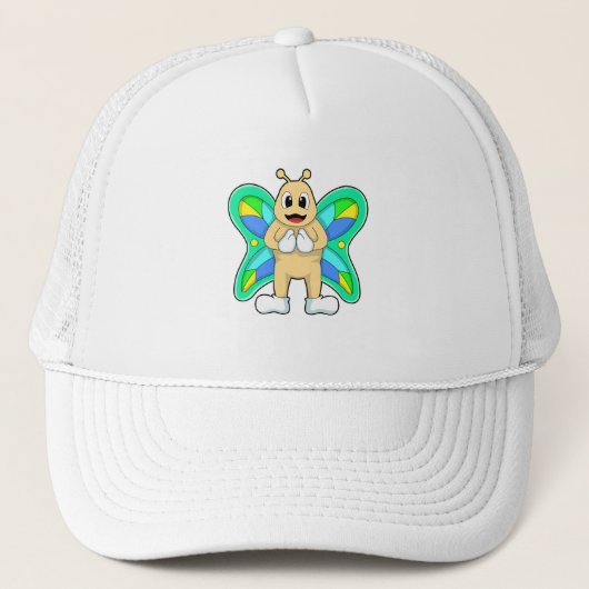 Casquette Papillon heureux (Devant)