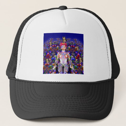 Casquette Papillon robot (Devant)