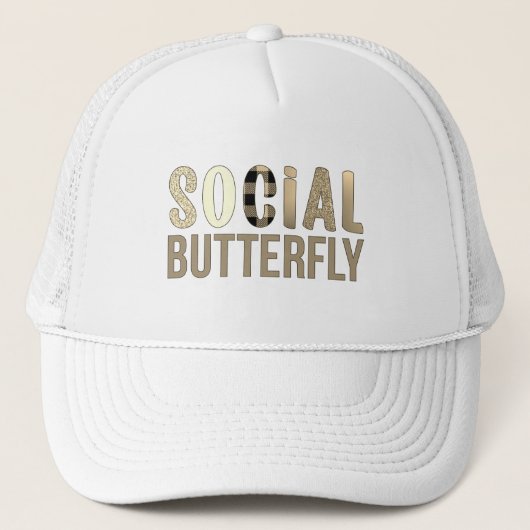 Casquette Papillon social (Devant)
