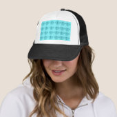 Casquette Papillon Turquoise (En situation)
