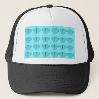 Casquette Papillon Turquoise