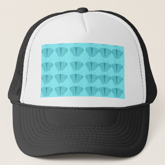 Casquette Papillon Turquoise (Devant)