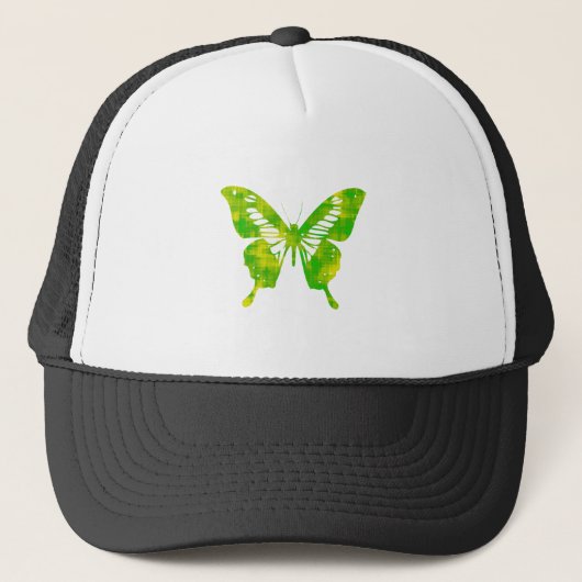 Casquette Papillon Vert (Devant)