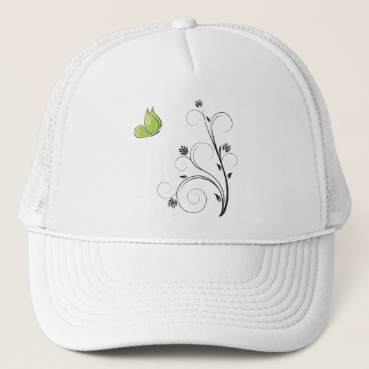 Casquette Papillon Vert (Devant)