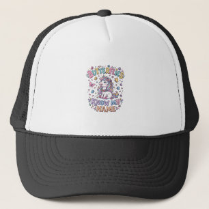 Casquette Papillons Licornes Connaissent Mon Nom Charmant Ar