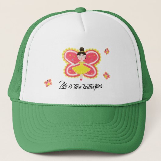 Casquette Papillons mignons (Devant)