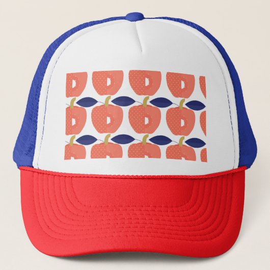 Casquette Paprika Rouge : Épices Inspirés Sans Couleur. (Devant)