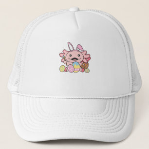 Casquette Pâques Axolotales Avec Oeufs De Pâques Comme Pâque