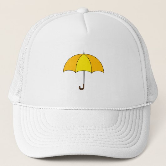 Casquette Parapluie jaune (Devant)